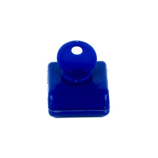 Kunststoffschloss für Lochwanddoppelhaken, Farbe: blau