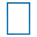 Plakatrahmen DIN A5, Farbe: blau, Einschub: schmalseitig