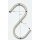 S-Haken 8x4 cm, stabil, Metall tlw. angelaufen