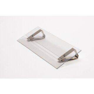 Preishülle mit Clips, zum Aufstecken, glasklar, Einschubmaß: 210 x 73 mm (B x H)