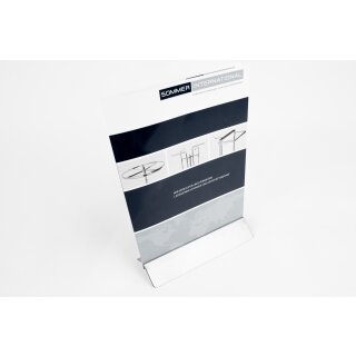 Menükartenhalter DIN A4 Hochformat / DIN A5 Querformat, Edelstahl