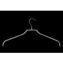 50er Set Metallbügel mit Gummibeschichtung, Grau, 43 cm