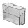 Visitenkartenspender 115x81x31 mm (BxHxT)