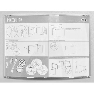 Pixquick DIN A5 Türschild 210x148 mm