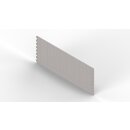 Rückwand Rundloch 100x40 cm (BxH), weiß