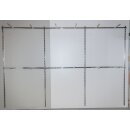 Rückwandsystem 3,7m mit geraden Abhängern (chrom)