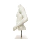 Herrentorso mit Armen, KG 48/50, weiß glänzend inkl. Standfuß