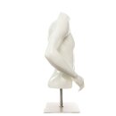 Herrentorso mit Armen, KG 48/50, weiß glänzend inkl. Standfuß