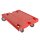 Transportroller 800 x 600 mm, rot, 450 kg Tragkraft