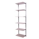 Rückwandsystem Bari 100 x70 cm mit Tragarmen, Esche...