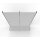 Wall shelf 240x200 cm (HxW), perforated metal back panel, gray