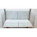 Drahtkorb für Wandschienen H: 24,3 cm 61,5 cm...