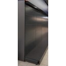 Wandregal 300x100 cm (HxB), Lochblechrückwand, anthrazit