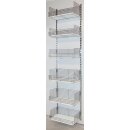 Rückwand mit 6 Körben (H: 24,3 cm)
