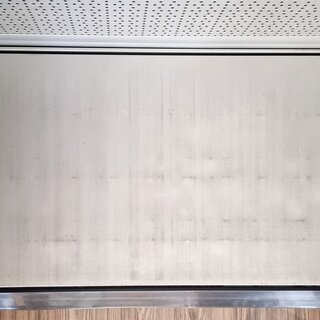 Centre room gondola 145x200 cm (HxW), panel wall, anthracite/grey