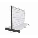 Mittelraumgondel Tego 145x200 cm (HxB), Paneelwand, anthrazit/grau