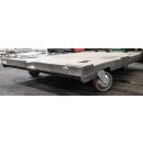 Transport roller 1200x800 mm, 500 kg load capacity, black