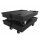 2er Set Transportroller 800x600 mm, 500 kg Tragkraft, schwarz