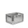 6er Set EuroBox ELB 4220 40x30x22 cm grau inkl. Transportroller 600x400 mm