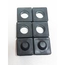 100x 6er Set Stopfen / Endkappen 30x30 mm