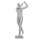 Mannequin woman without face - arms on the back