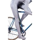 Schaufensterpuppe Frau ohne Gesicht - Fahrradfahrerin, sportlich (hook)