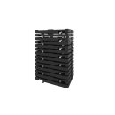 Transport roller 1200x800 mm, 500 kg load capacity, black