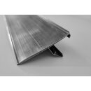 20er Set Scannerschiene / Preisschiene 100x7 cm (LxH), anthrazit/transparent