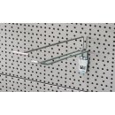 Lochwand-Doppelhaken 300 mm mit Preishalter und...