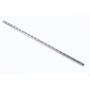 Wandschiene standard 120 cm mit Doppelschlitz, chrom