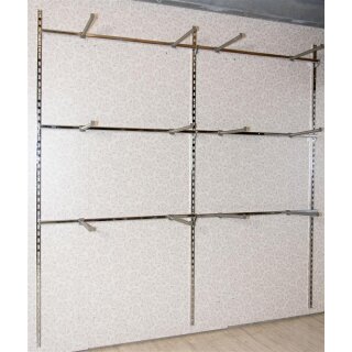 Rckwandsystem 2,50 m (mit 12 Abhngern)
