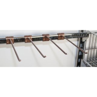 Drahtabhänger braun; Länge: 25 cm; Ø 5 mm
