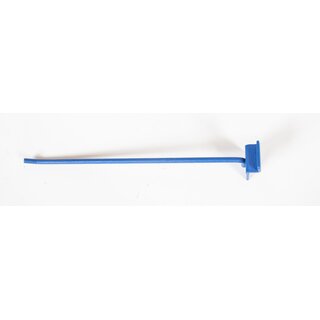 Drahtabhänger 25 cm gerade für Paneelwand, Farbe: blau