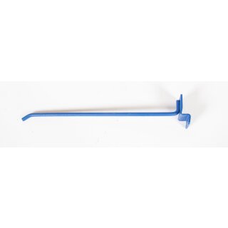 Drahtabhnger 25 cm gerade fr Paneelwand, Farbe: blau