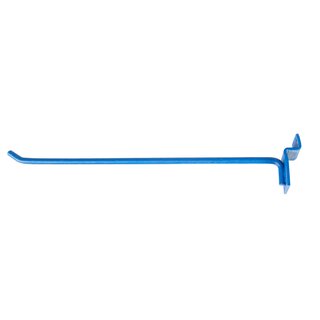 Drahtabhänger 25 cm gerade für Paneelwand, Farbe: blau
