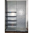 Wall shelf 300x100 cm (HxW), perforated sheet metal rear...