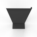 Wall shelf 250x100 cm (HxW), perforated sheet metal rear panel, anthracite