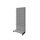 Wall shelf 290x100 cm (HxW), perforated sheet metal rear panel, grey