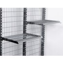 Set of 4 hanging shelves 42 cm + 37 cm (centre distance 63 cm)
