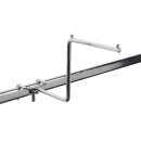 Rückwandsystem 1,27 m mit Drahtabhängern 12 cm + 10 Stufenabhänger kostenfrei