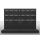 Mid-level gondola 145x200 cm (HxW), perforated back panel + 120 hooks, anthracite
