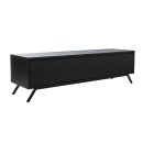 Sideboard mit Regalsystem 174 cm breit, schwarz