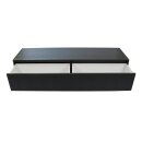 Sideboard mit Regalsystem 174 cm breit, schwarz