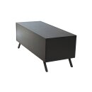Sideboard mit Regalsystem 174 cm breit, schwarz