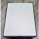 Transportroller mit Ablage 800 x 600 mm, schwarz, 450 kg Tragkraft