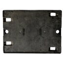 Transportroller mit Ablage 800 x 600 mm, schwarz, 450 kg Tragkraft