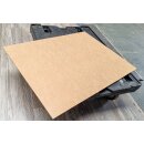 Transportroller mit Ablage 800 x 600 mm, schwarz, 450 kg Tragkraft