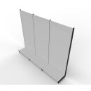 Wall shelf 270x300 cm (HxW), perforated metal back panel,...