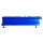 Fußteil 57 cm tief mit Auflageschiene, blau