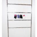 Rückwandsystem  1,27 m mit Drahtabhängern 23 cm